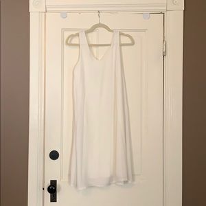 White maternity dress